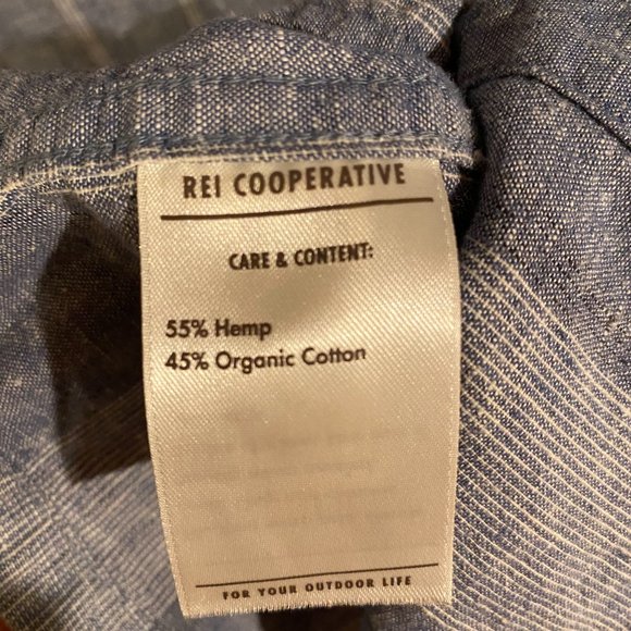 REI Hemp/Cotton Camp Collar Medium - Picture 4 of 4